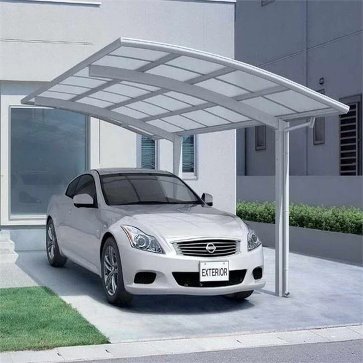 Κλασικό πολυανθρακικό carport