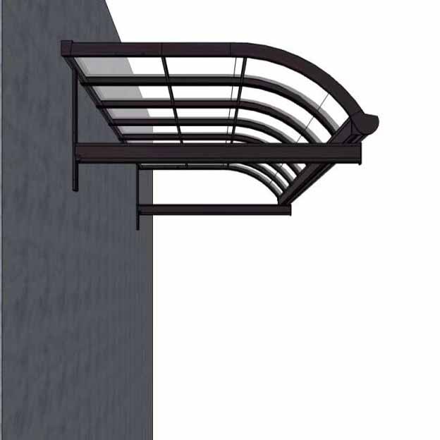 Πολυανθρακικό παράθυρο Θόλος τύπου R