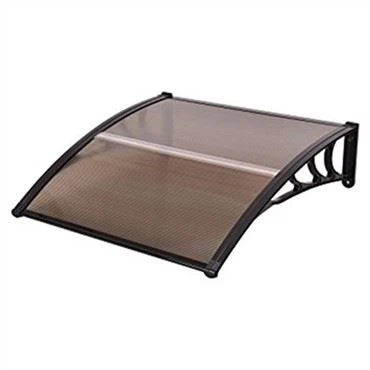 Πολυανθρακικό Rainshed Outdoor σε γκρι χρώμα