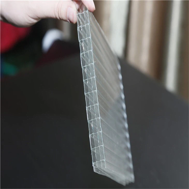 6mm 8mm 10mm UV Extruded Cellular Hollow Panel Polycarbonate Sheets